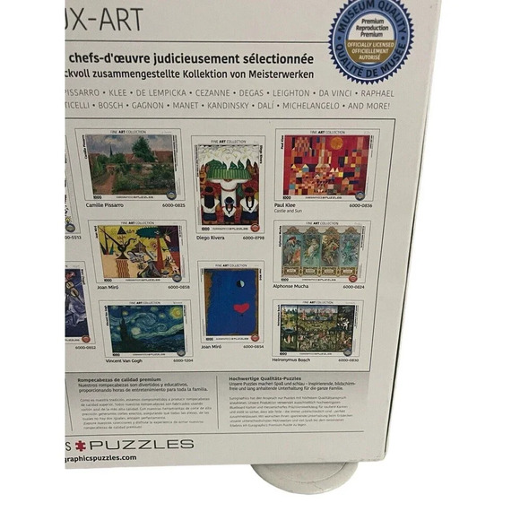 Fine Art Puzzle Medieval "THE LADY OF SHALOTT" John William Waterhouse 1000 Pcs - Picture 13 of 15